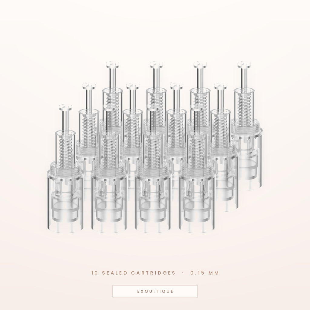 Ten sealed screw-type R-Nano replacement cartridges