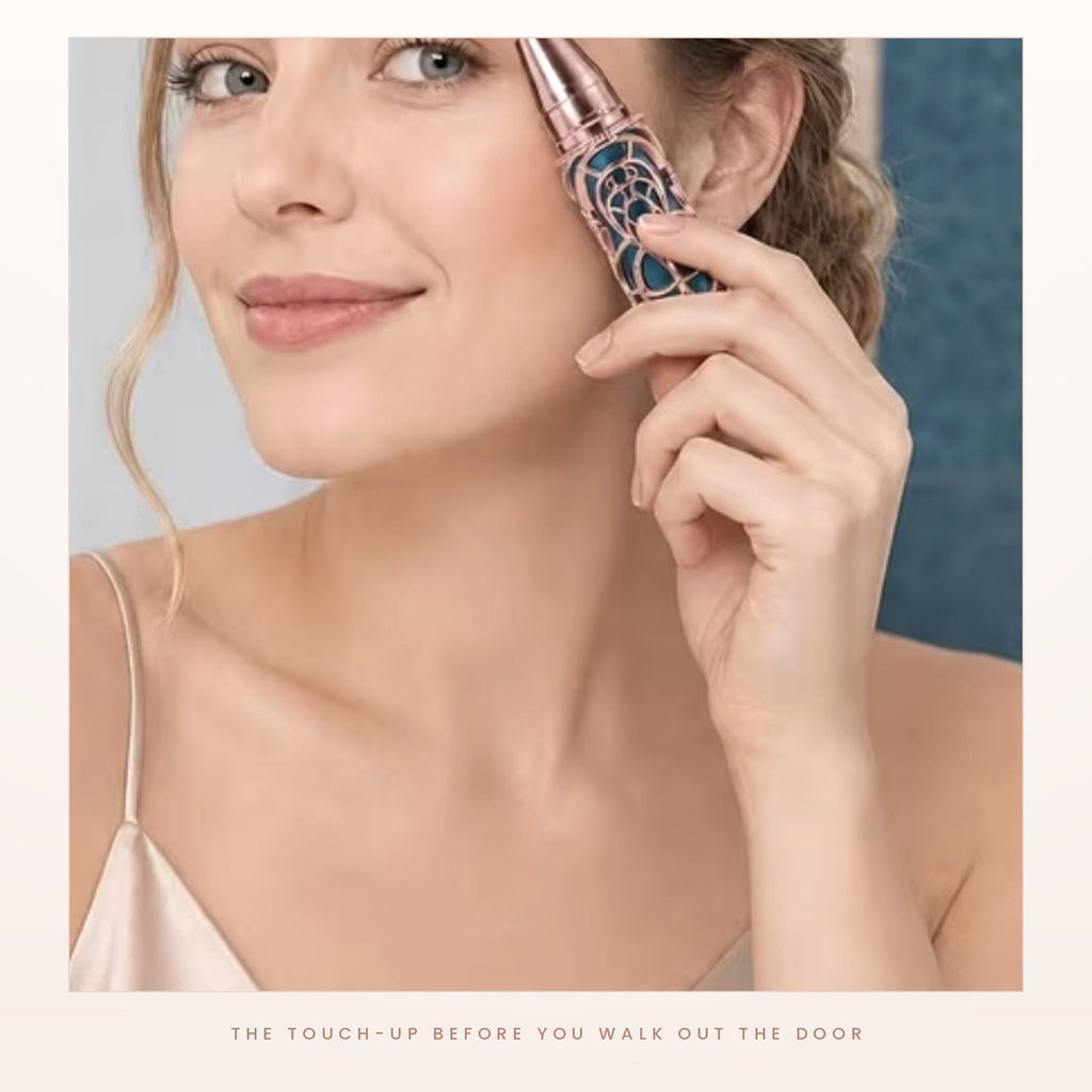 Using the trimmer for an everyday brow touch-up