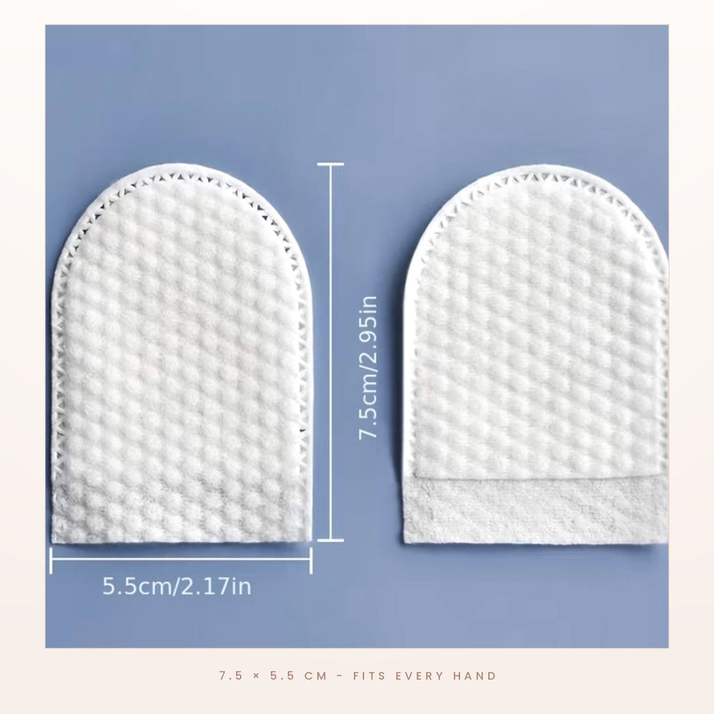 Mitt dimensions - 7.5 cm by 5.5 cm
