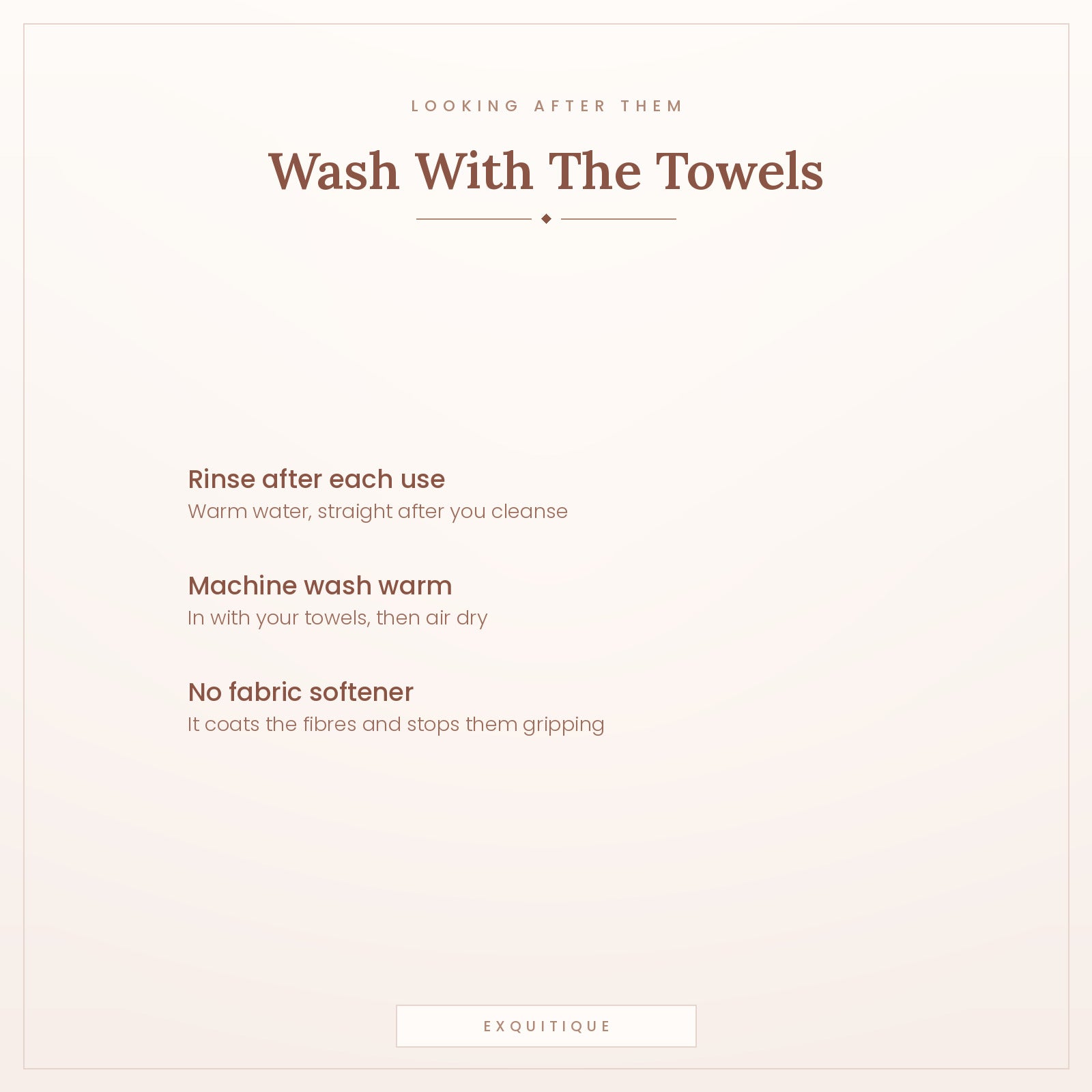 How to wash and care for the pads