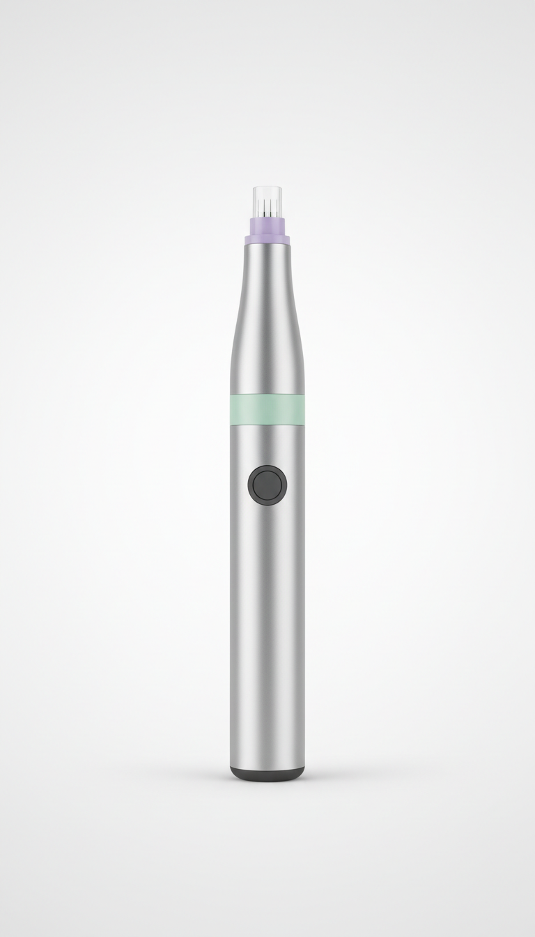 Microneedling Pen with Adjustable Depth